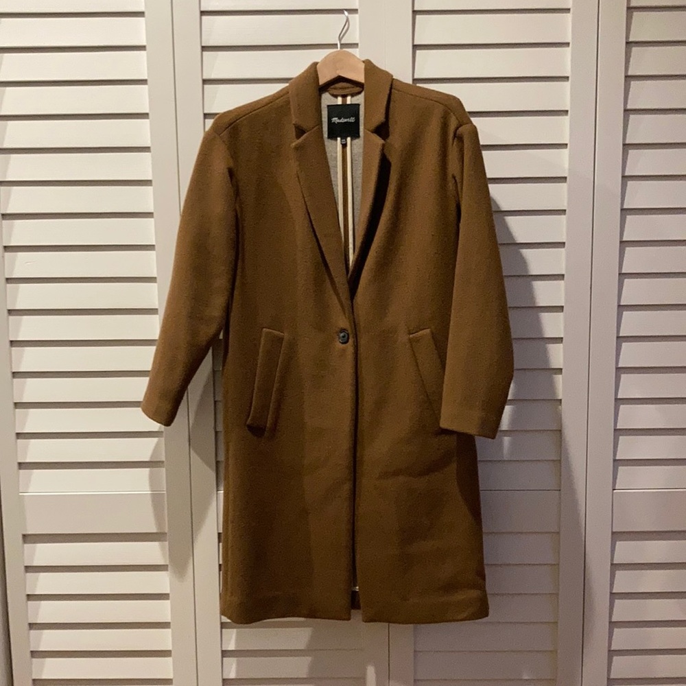 Madewell Monsieur Camel Coat XXS